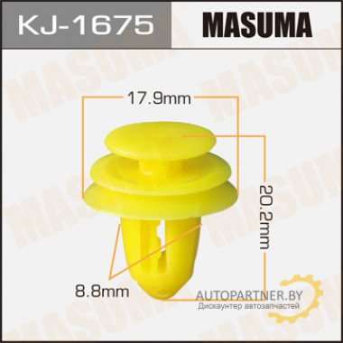 Клипса пластиковая MASUMA (MITSUBISHI MR975267)  / KJ1675