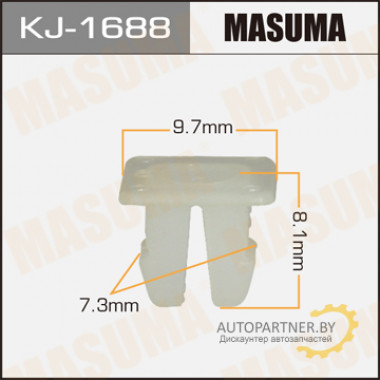 Клипса пластиковая MASUMA (MITSUBISHI MU480001)  / KJ1688