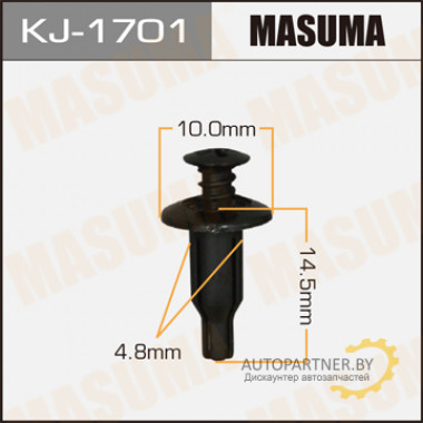 Клипса пластиковая MASUMA (MITSUBISHI MB608051)  / KJ1701