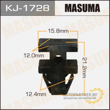 Клипса пластиковая MASUMA (MAZDA B45550712)  / KJ1728