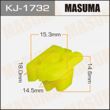Клипса пластиковая MASUMA (MAZDA B48168AD6)  / KJ1732