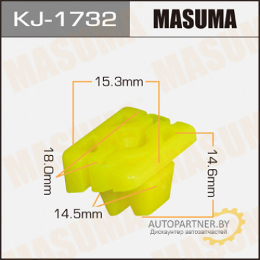 Клипса пластиковая MASUMA (MAZDA B48168AD6)  / KJ1732