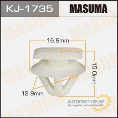 Клипса пластиковая MASUMA (MAZDA E11451W24)  / KJ1735