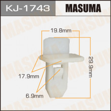 Клипса пластиковая MASUMA (MAZDA G19C50EB1)  / KJ1743