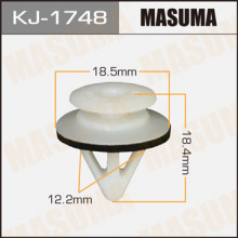 Клипса пластиковая MASUMA (TOYOTA 6258114020)  / KJ1748