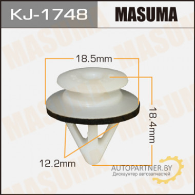 Клипса пластиковая MASUMA (TOYOTA 6258114020)  / KJ1748