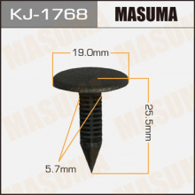 Клипса пластиковая MASUMA (HONDA 90667689003C4)  / KJ1768