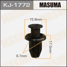 Клипса пластиковая MASUMA (HONDA 90685SH3003ZA)  / KJ1772