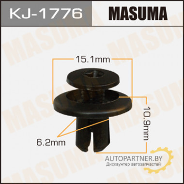 Клипса пластиковая MASUMA (HONDA 90657SH3013)  / KJ1776