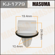 Клипса пластиковая MASUMA (HONDA 91561S7S003)  / KJ1779