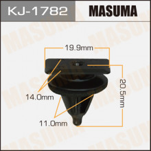 Клипса пластиковая MASUMA (HONDA 91503S2X003)  / KJ1782