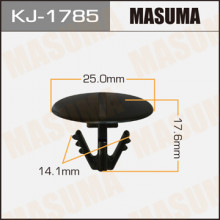 Клипса пластиковая MASUMA (HONDA 91532SR3003)  / KJ1785