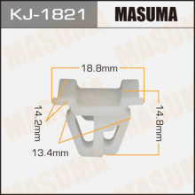 Клипса пластиковая MASUMA (HONDA 75305S04003)  / KJ1821