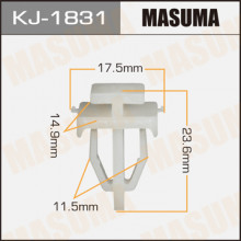 Клипса пластиковая MASUMA (HONDA 91522S7S003)  / KJ1831