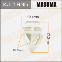 Клипса пластиковая MASUMA (HONDA 91503S47003)  / KJ1835