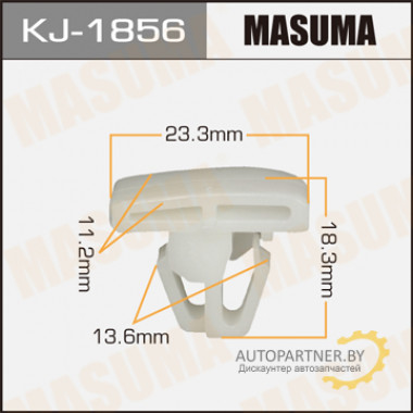 Клипса пластиковая MASUMA (HONDA 75328SR3003)  / KJ1856