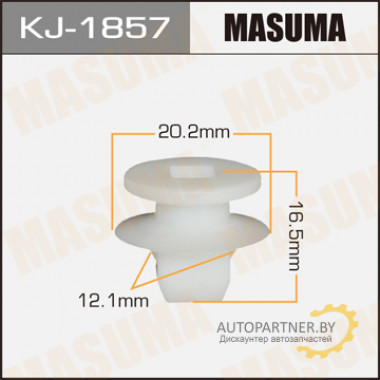 Клипса пластиковая MASUMA (HONDA 91509SM4000)  / KJ1857