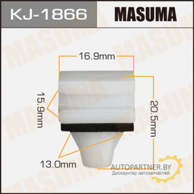 Клипса пластиковая MASUMA (HONDA 91512S50003)  / KJ1866