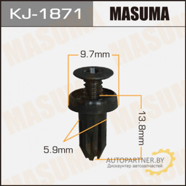 Клипса пластиковая MASUMA (HONDA 90687SH2003)  / KJ1871