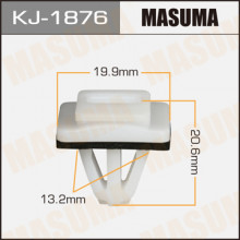 Клипса пластиковая MASUMA (HONDA 91501SP1003)  / KJ1876