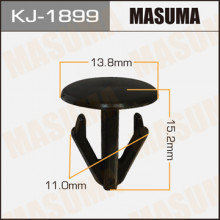 Клипса пластиковая MASUMA (SUBARU 94099AA230)  / KJ1899