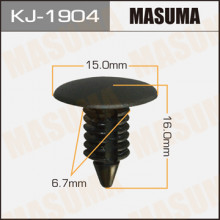Клипса пластиковая MASUMA (SUBARU 66136FA080ML)  / KJ1904