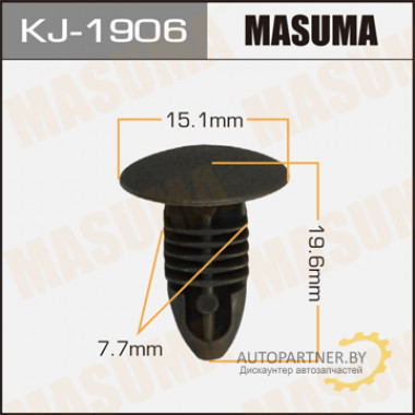 Клипса пластиковая MASUMA (SUBARU 94518AC100MA)  / KJ1906