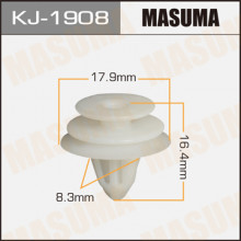 Клипса пластиковая MASUMA (SUBARU 94078FA080)  / KJ1908