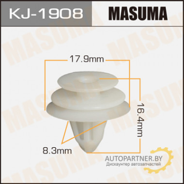 Клипса пластиковая MASUMA (SUBARU 94078FA080)  / KJ1908