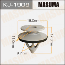 Клипса пластиковая MASUMA (SUBARU 909130007)  / KJ1909