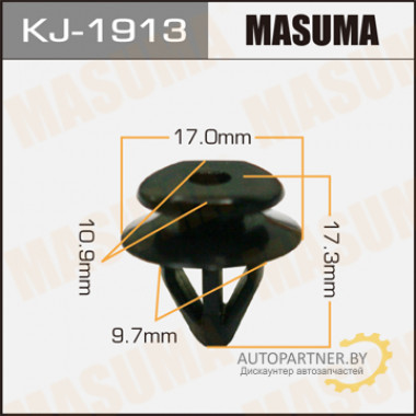 Клипса пластиковая MASUMA (SUBARU 909130088)  / KJ1913