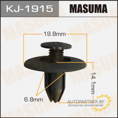 Клипса пластиковая MASUMA (SUBARU 59122AC030)  / KJ1915