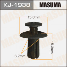 Клипса пластиковая MASUMA (SUBARU 91085TA030)  / KJ1938