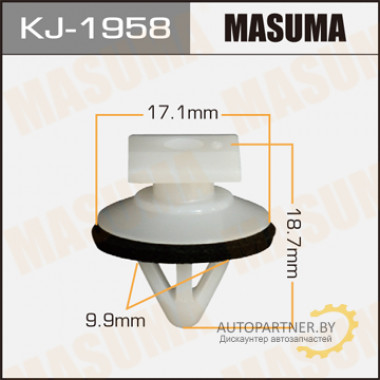 Клипса пластиковая MASUMA (SUBARU 91059FC030)  / KJ1958