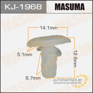 Клипса пластиковая MASUMA (SUBARU 90331AA040)  / KJ1968
