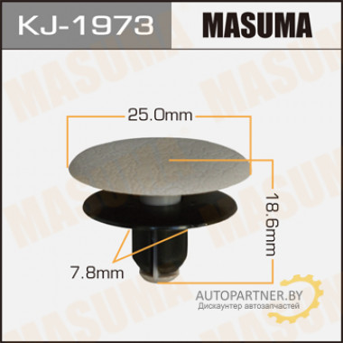 Клипса пластиковая MASUMA (SUBARU 94415FA000NE)  / KJ1973
