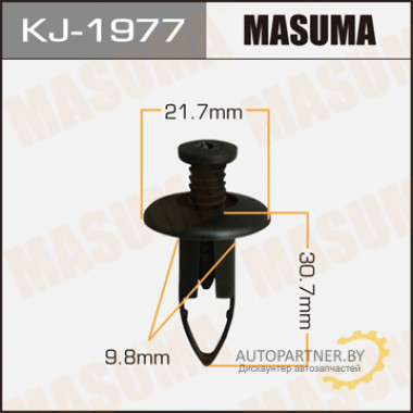Клипса пластиковая MASUMA (SUBARU 57750AA090)  / KJ1977