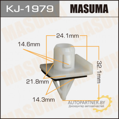 Клипса пластиковая MASUMA (SUBARU 91059FC110)  / KJ1979