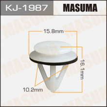 Клипса пластиковая MASUMA (SUZUKI 7725971B00)  / KJ1987