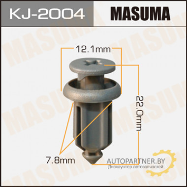 Клипса пластиковая MASUMA (NISSAN 155309361)  / KJ2004