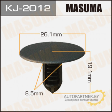 Клипса пластиковая MASUMA (NISSAN 155305971)  / KJ2012