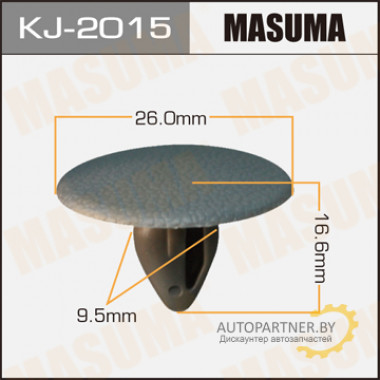 Клипса пластиковая MASUMA (NISSAN 155301973)  / KJ2015