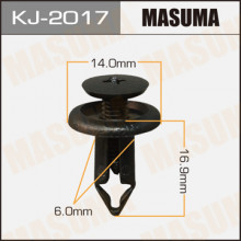 Клипса пластиковая MASUMA (NISSAN 65810AD200)  / KJ2017