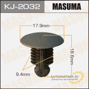 Клипса пластиковая MASUMA (MITSUBISHI MB701229)  / KJ2032