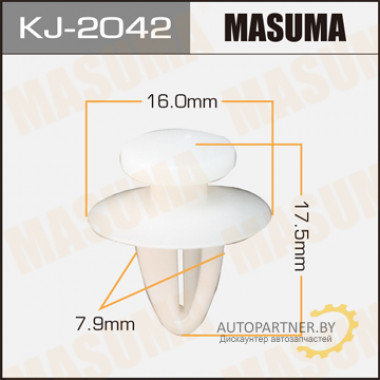 Клипса пластиковая MASUMA (MITSUBISHI MR200986)  / KJ2042