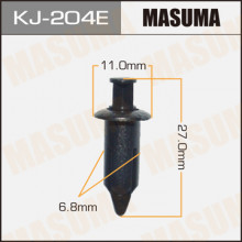 Клипса пластиковая MASUMA (TOYOTA 904670706622)  / KJ204E