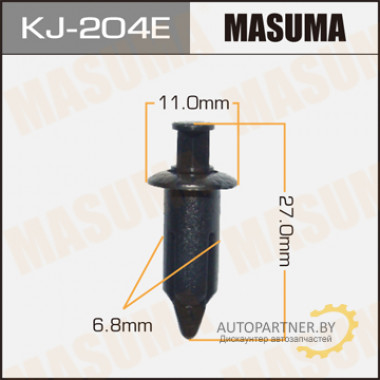 Клипса пластиковая MASUMA (TOYOTA 904670706622)  / KJ204E