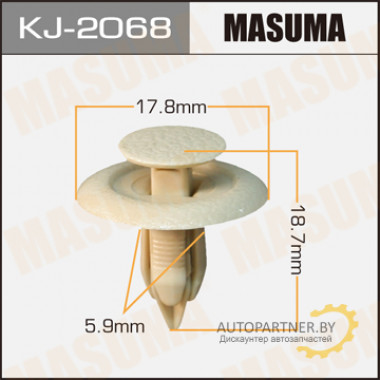 Клипса пластиковая MASUMA (MAZDA GJ2168885B34)  / KJ2068