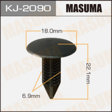 Клипса пластиковая MASUMA (HONDA 90667S0D003ZH)  / KJ2090