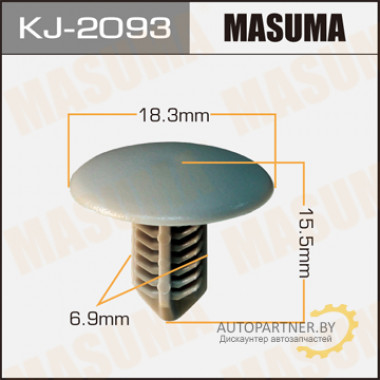 Клипса пластиковая MASUMA (HONDA 90671S0D003ZA)  / KJ2093